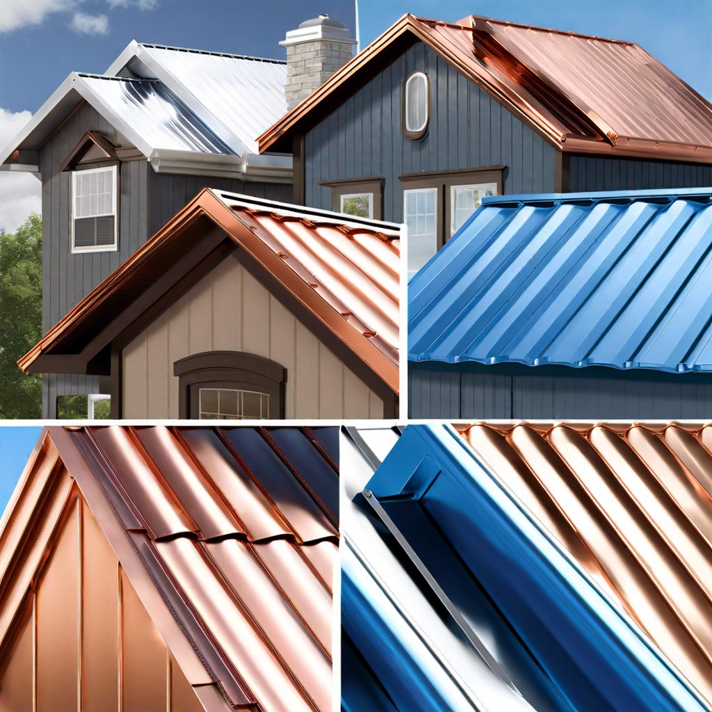 metal roof material types