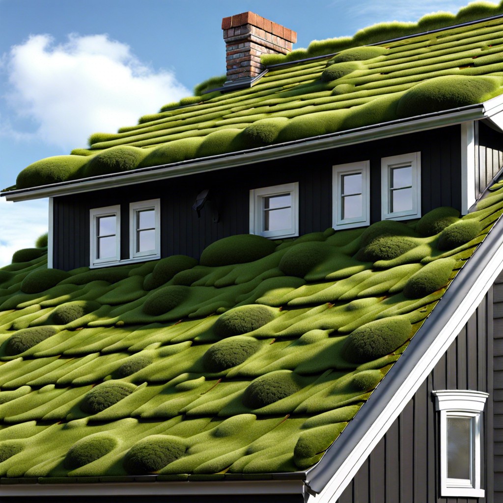 how to remove moss from a roof