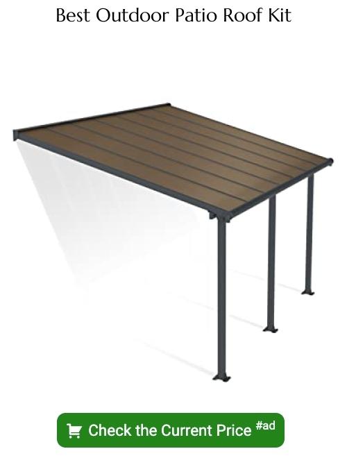 outdoor patio roof kit