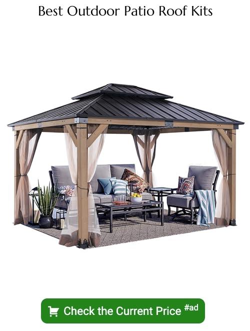 outdoor patio roof kits