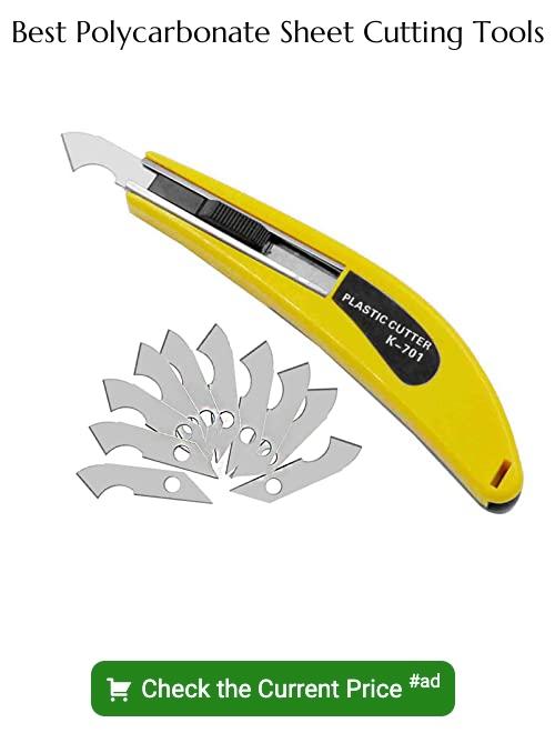 polycarbonate sheet cutting tools