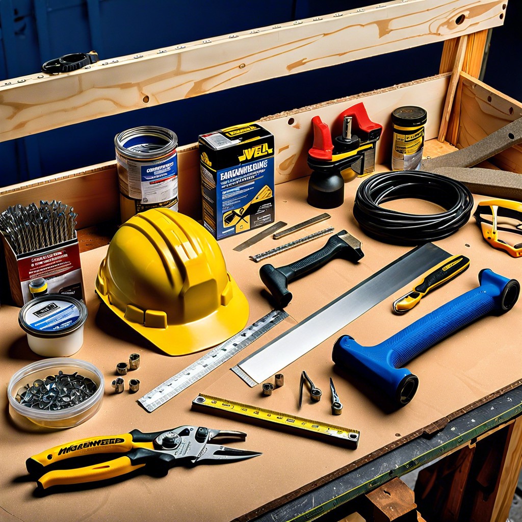 essential tools and materials for installing a drip edge